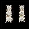 Image 2 : 0.20ctw Diamond Earrings in 14K Gold