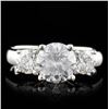 Image 2 : 2.14ctw Diamond Ring in 14K White Gold