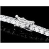Image 3 : 5.00ct Diamond Bracelet in 18k White Gold