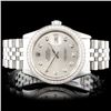 Image 2 : 36mm Diamond Rolex DateJust SS Watch