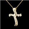 Image 2 : 0.46ctw Diamond Pendant in 14K Gold