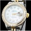 Image 3 : Diamond Ladies Watch: Rolex YG/SS DateJust