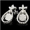 Image 1 : 1.66ctw Diamond Earrings in 14K Gold