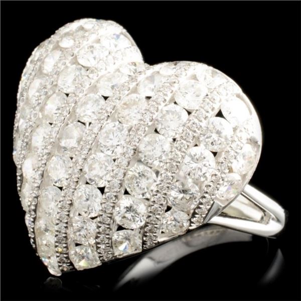 6.34ctw Diamond Ring in 18K Gold