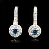 Image 2 : Fancy Color Diamond Earrings, 14K Gold (0.30ctw)