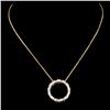 Image 1 : 0.23ctw Diamond Pendant in 14K Gold