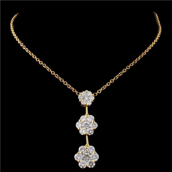 2.02ctw Diamond Necklace in 18K Gold