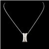 Image 1 : 0.43ctw Diamond Pendant in 14K Gold