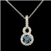 Image 2 : 0.56ctw Diamond Pendant in 14K Gold