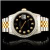 Image 2 : 36MM Rolex with 1.50ctw Diamonds: DateJust Watch