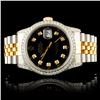 Image 2 : 36MM Rolex with 1.50ctw Diamonds: DateJust Watch