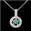 Image 2 : 0.51ctw Diamond Pendant in 14K Gold