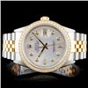 Image 2 : 36MM DateJust Watch with Diamonds in YG/SS