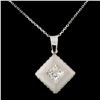 Image 1 : 1.68ctw Diamond Pendant in 18K Gold