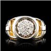 Image 2 : 0.56ctw Diamond Ring in 14K Gold