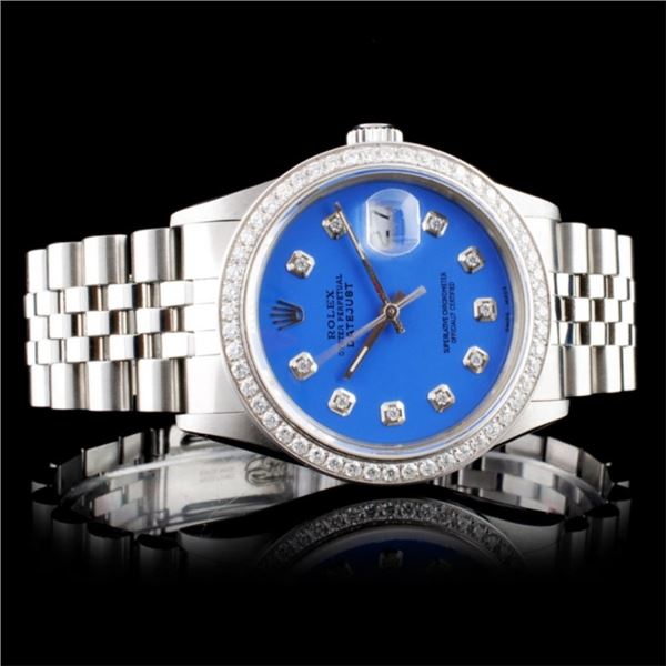 Diamond 36MM Rolex DateJust Watch