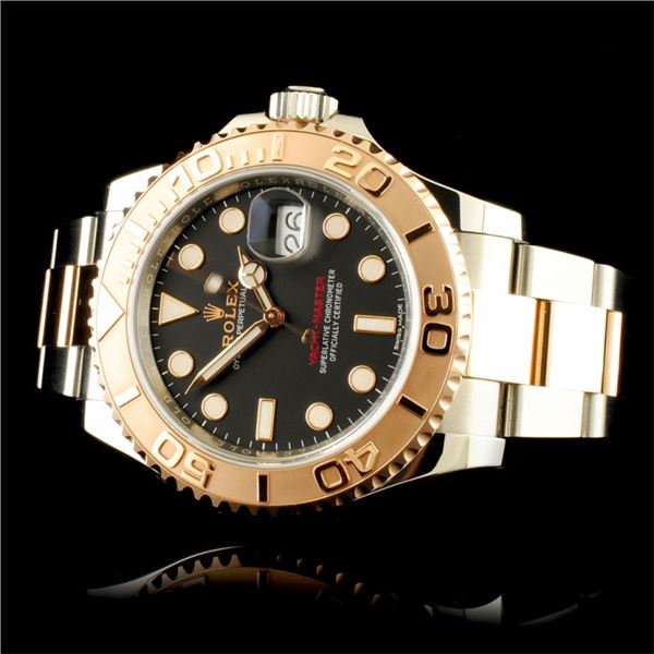 Rolex Yachtmaster in Everose & Stainless Steel Wat