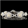 Image 2 : 7.88ctw Fancy Diamond Bracelet in 18K Gold