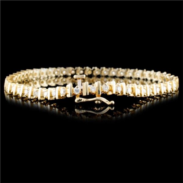 2.00ctw Diamond Bracelet in 14K Gold