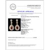 Image 3 : 18K Gold Ruby 2.02ct and Diamond Earrings 2.76ct