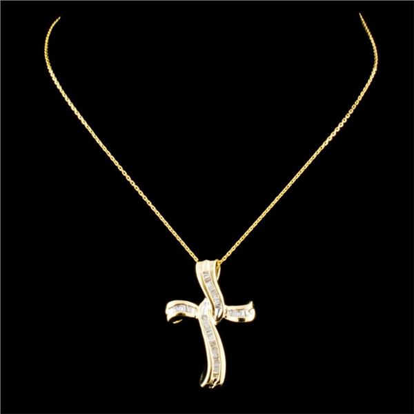 0.46ctw Diamond Pendant in 14K Gold