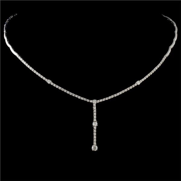 1.40ctw Diamond Necklace in 18K Gold
