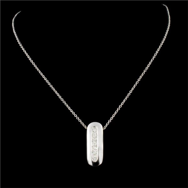 Diamond Pendant - 14K Gold, 0.18ctw