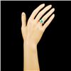 Image 4 : 1.08ct Emerald & 0.51ctw Diamond 14K Gold Ring