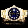 Image 1 : Men's Diamond Day-Date Watch: Rolex 18K YG