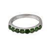 Image 2 : 0.90ct Tsavorite Ring in 14k White Gold