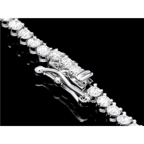 8.50ct Diamond Necklace in 18k White Gold