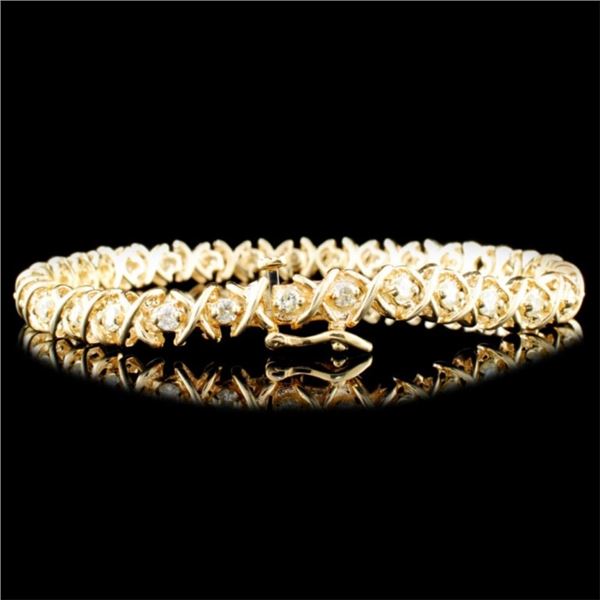 2.00ctw Diamond Bracelet in 14K Gold