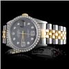 Image 1 : 36MM DateJust Watch with Diamonds in YG/SS