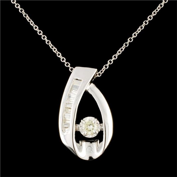 0.39ctw Diamond Pendant in 14K Gold