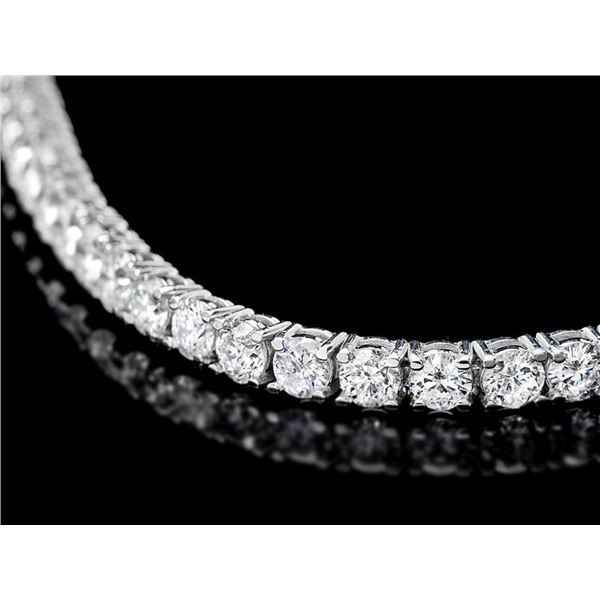 7ct Diamond Bracelet in 18k White Gold