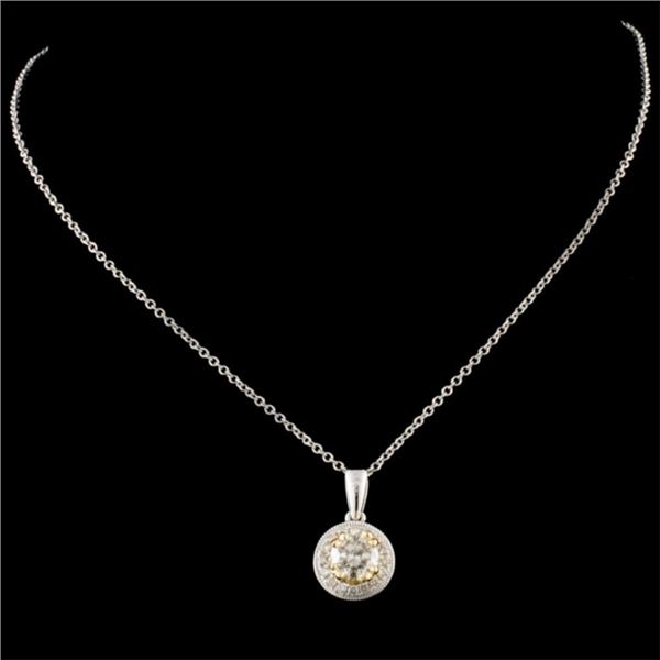 0.65ctw Diamond Pendant in 14K Gold