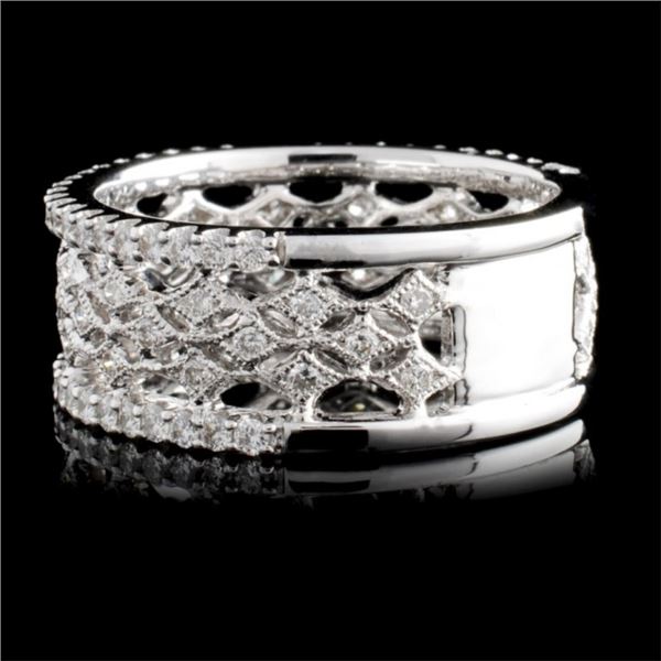 0.95ct Diamond Ring in 18K White Gold