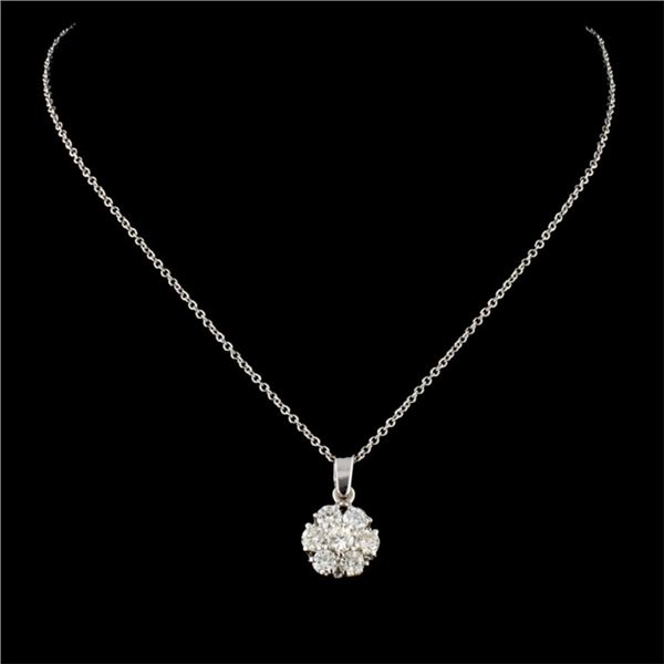 0.65ctw Diamond Pendant in 14K Gold