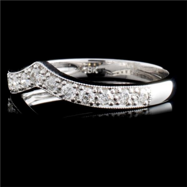 0.29ct Diamond Ring in 18K White Gold