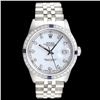 Image 2 : 36mm Diamond Rolex DateJust Watch