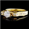 Image 1 : 0.92ctw Diamond Ring in 18K Gold