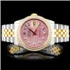 Image 2 : 36mm Diamond Rolex DateJust Watch