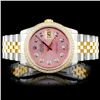 Image 2 : 36mm Diamond Rolex DateJust Watch