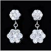 Image 2 : 2.68ct Diamond Earrings in 18K Gold