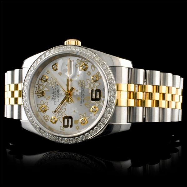 36MM Rolex DateJust 116233 with Diamonds