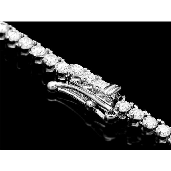 6.80ct Diamond Necklace in 18k White Gold