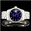 Image 2 : 36mm Diamond Rolex DateJust Watch