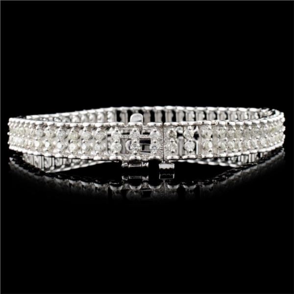 14K Gold Bracelet Sparkles with 3.00ctw Diam