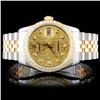 Image 2 : 36mm Rolex DateJust Watch with Diamond in YG/SS