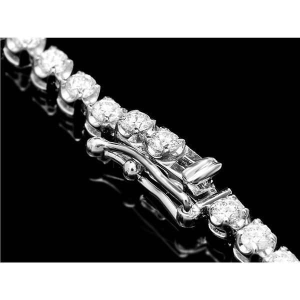 18k White Gold Necklace with 6.50ct Diamonds